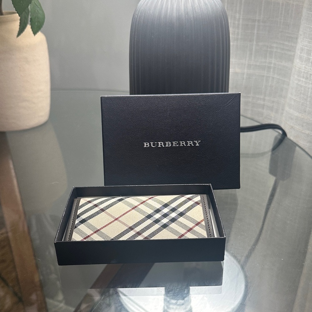 Burberry Classic Check Card Holder